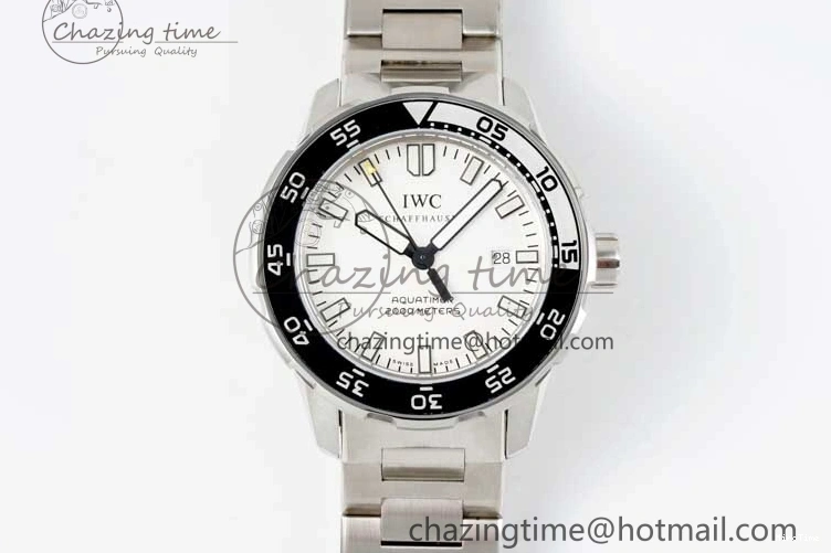 MIROTIME 0119 Youthful Aquatimer Automatic SS RSF 1:1 Best Edition White Black Dial on SS Bracelet A 7070